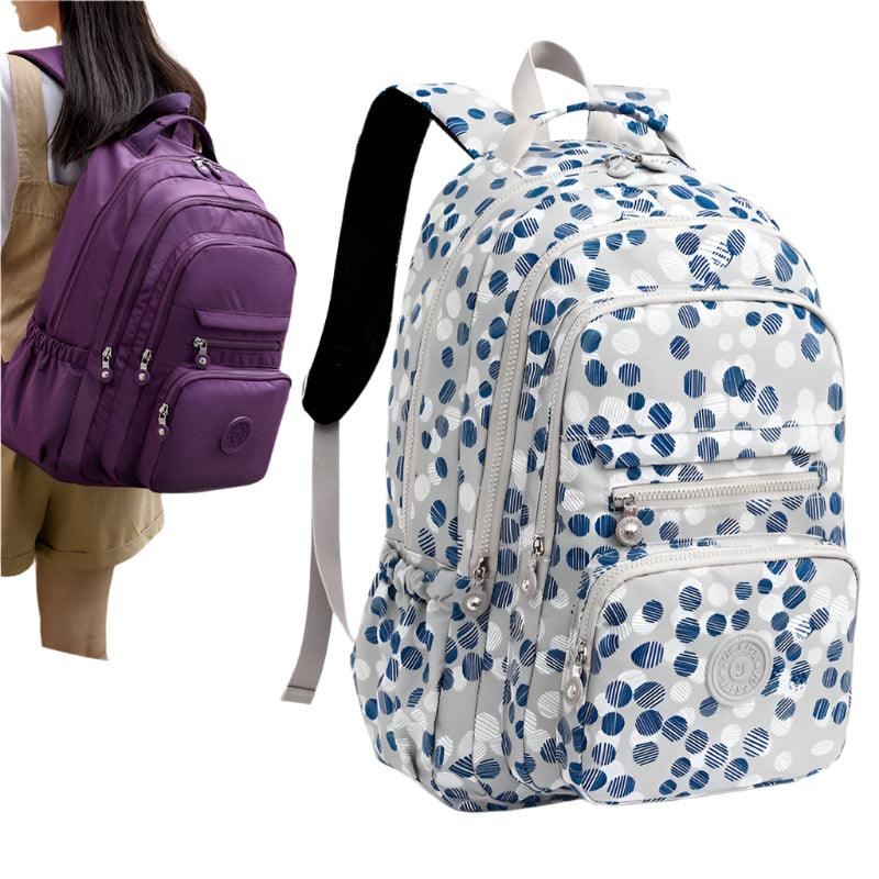 Extra-Large Women’s Floral Travel Rucksack for School, Hiking & Outdoor Backpack - JVMCL