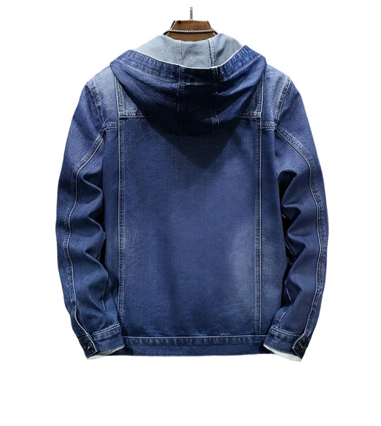 Men's Casual Denim Hooded Jacket – A Versatile Streetwear Classic - JVMCL