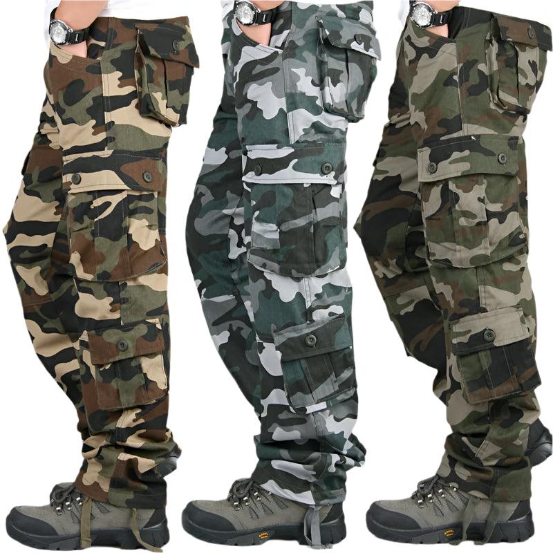 Casual Cotton Multi-Pocket Combat Overalls –Hip Hop Military Army Trousers - JVMCL