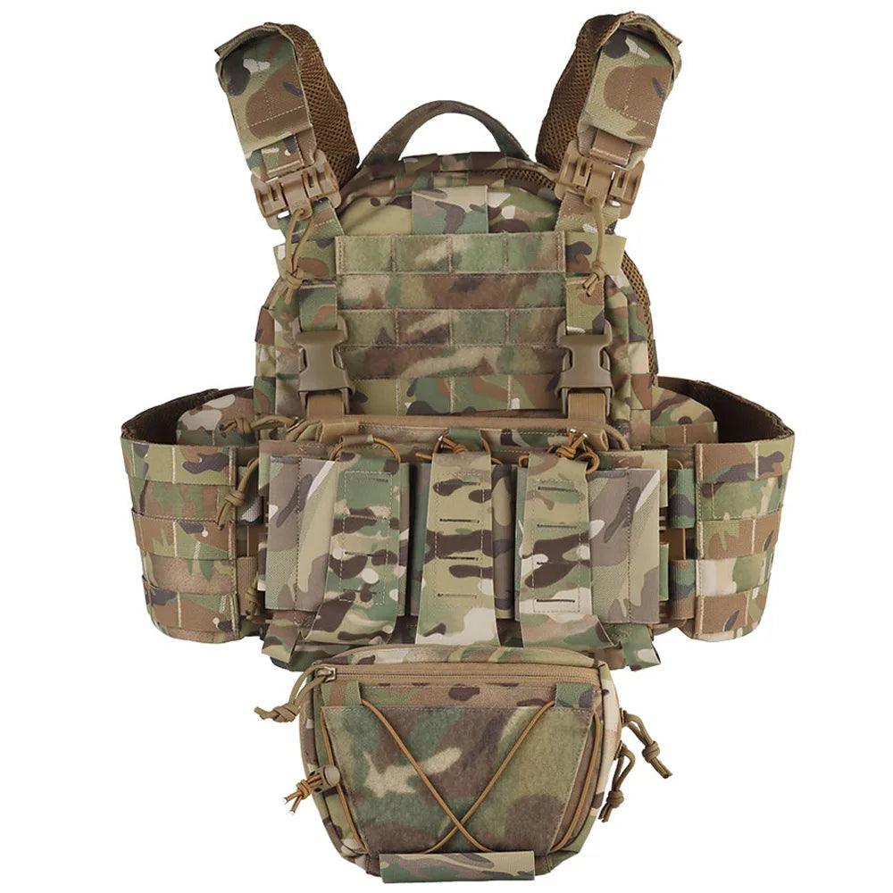 Quick Release MOLLE Plate Carrier for Airsoft, Hunting & Tactical Vest - JVMCL