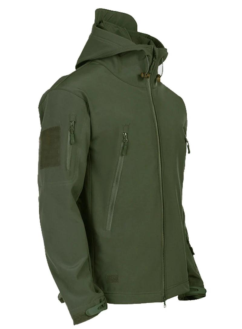 Men's Tactical Jacket - Waterproof Fleece Soft Shell Outdoor Sports Windproof Jacket - JVMCL