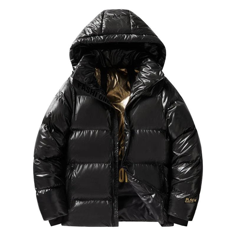 Winter Men Casual Windproof Hooded Classic Bomber Thick t Male Parka Jackets - JVMCL