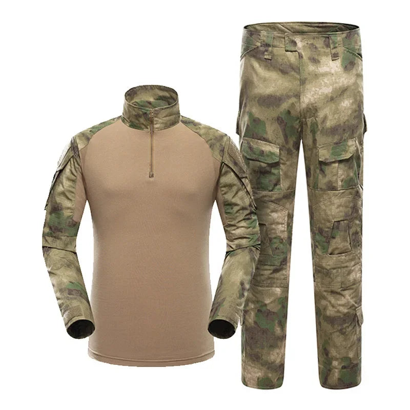 Tactical Outdoor Airsoft   Uniform Shirt & Pants Suit Set