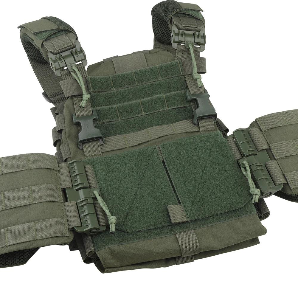 Quick Release MOLLE Plate Carrier for Airsoft, Hunting & Tactical Vest - JVMCL