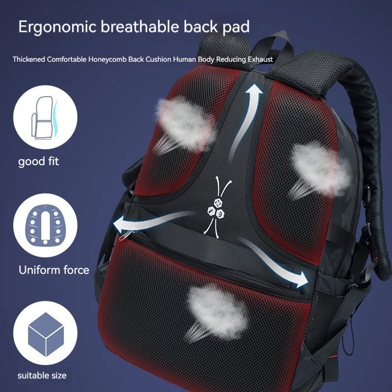 Large-Capacity Ultra-Light Backpack for Middle, and High School Students