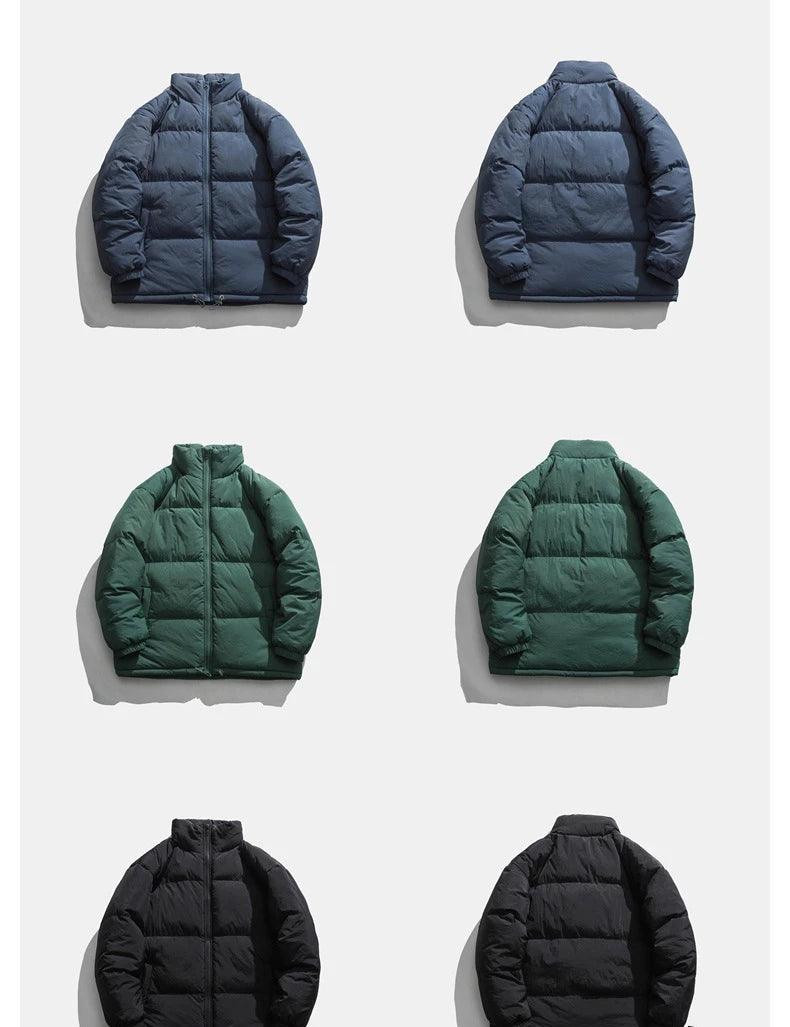 Thick Quilted Daily Casual Wear Winter Fall Oversize Men's Puffer Jacket Coat - JVMCL