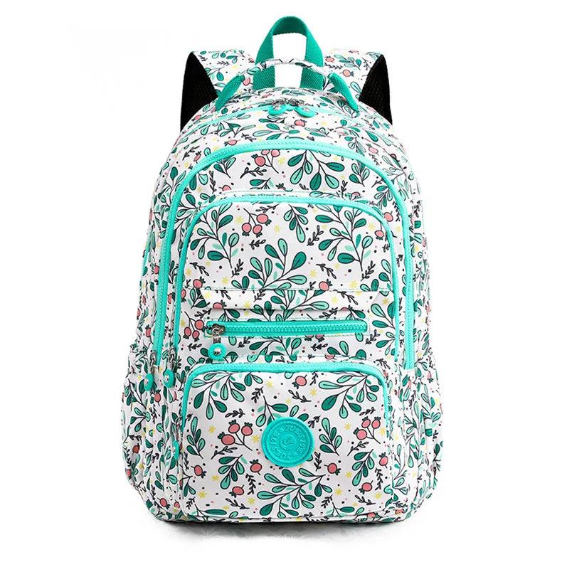 Extra-Large Women’s Floral Travel Rucksack for School, Hiking & Outdoor Backpack - JVMCL