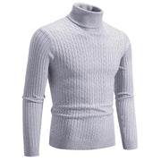 Warm & Comfortable Trendy High Street Turtleneck Knitted Sweater for Men - JVMCL