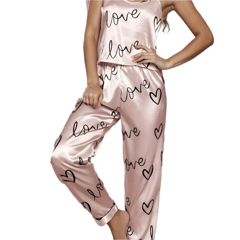 Luxury Women's Satin Pajama Set – Sexy & Elegant Sleepwear for Ultimate Comfort - JVMCL