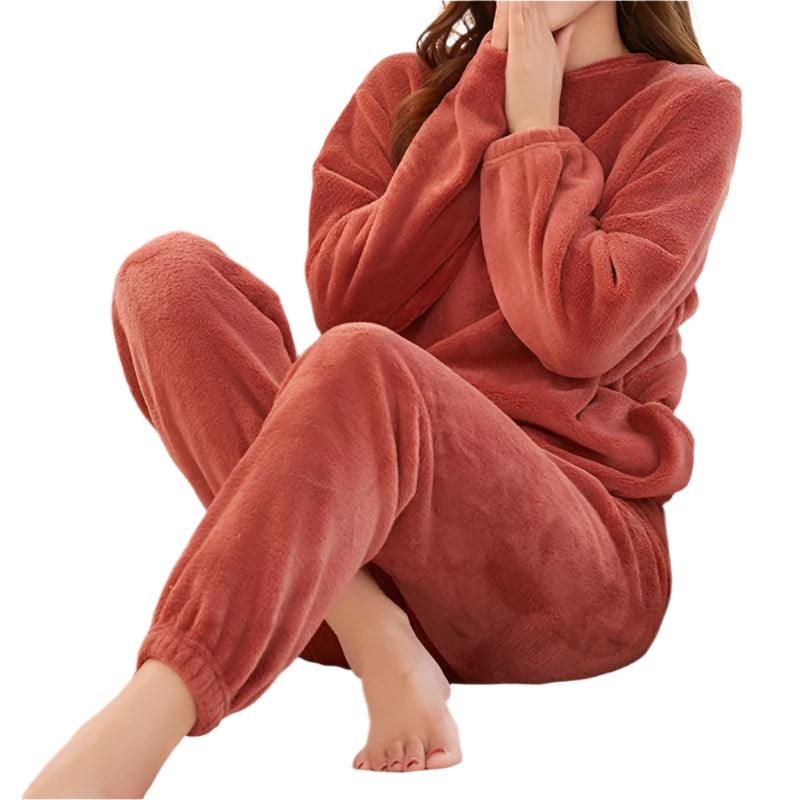 Women's Velvet Pajama Set – Cozy & Stylish Loungewear for Winter - JVMCL