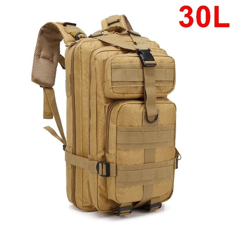 30/50L Tactical Durable Outdoor Assault Hiking, Trekking & Hunting Backpack - JVMCL