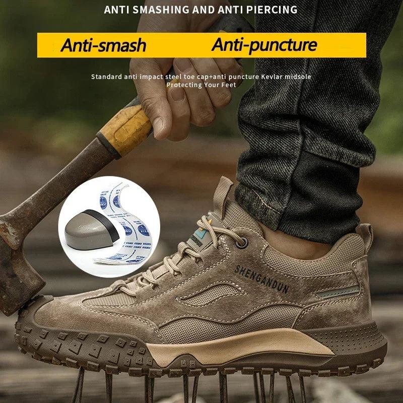 Fashion Steel Toe Cap Safety Boots – Anti-Scalding & Anti-Smashing Protective Work Shoes - JVMCL