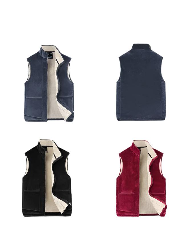 Sleeveless Fleece Warm Thick Waistcoats Outwear Thermal Softshell Vests Jacket - JVMCL