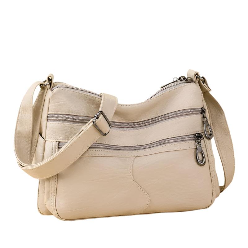 Women's Vintage Handbags and Purses - Retro Design Soft Leather Crossbody Bags - JVMCL