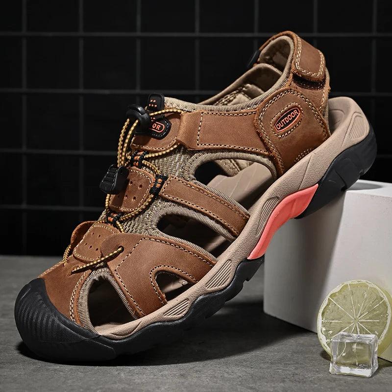 All-Match Men’s Casual Anti-Collision Non-Slip Beach Sandals for Comfort and Style - JVMCL