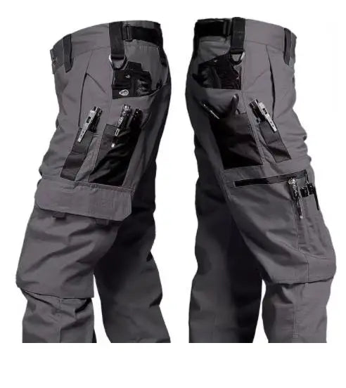 Men’s Multi-Pocket Wear-Resistant  Tactical Cargo Pants Trousers