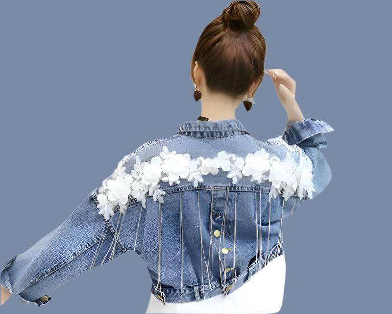 Denim Coat Women's Spring and Autumn Korean Version Loose Student Short Jacket - JVMCL