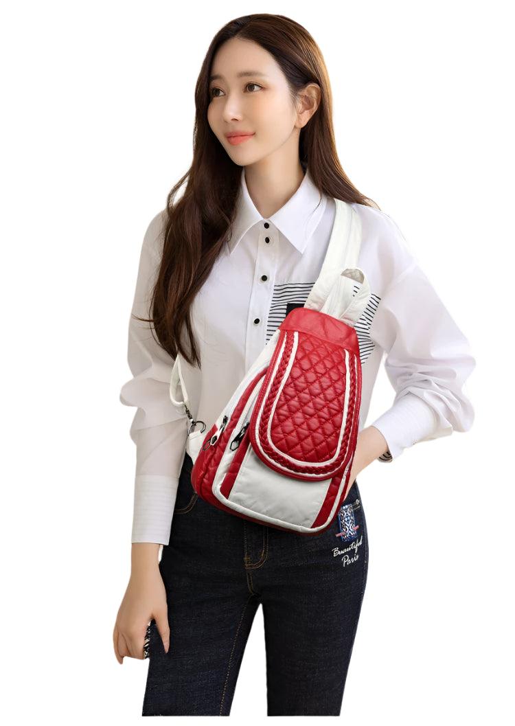 Fashion Women Soft Leather Backpacks - Luxury Female Shopping and Travel Bag - JVMCL