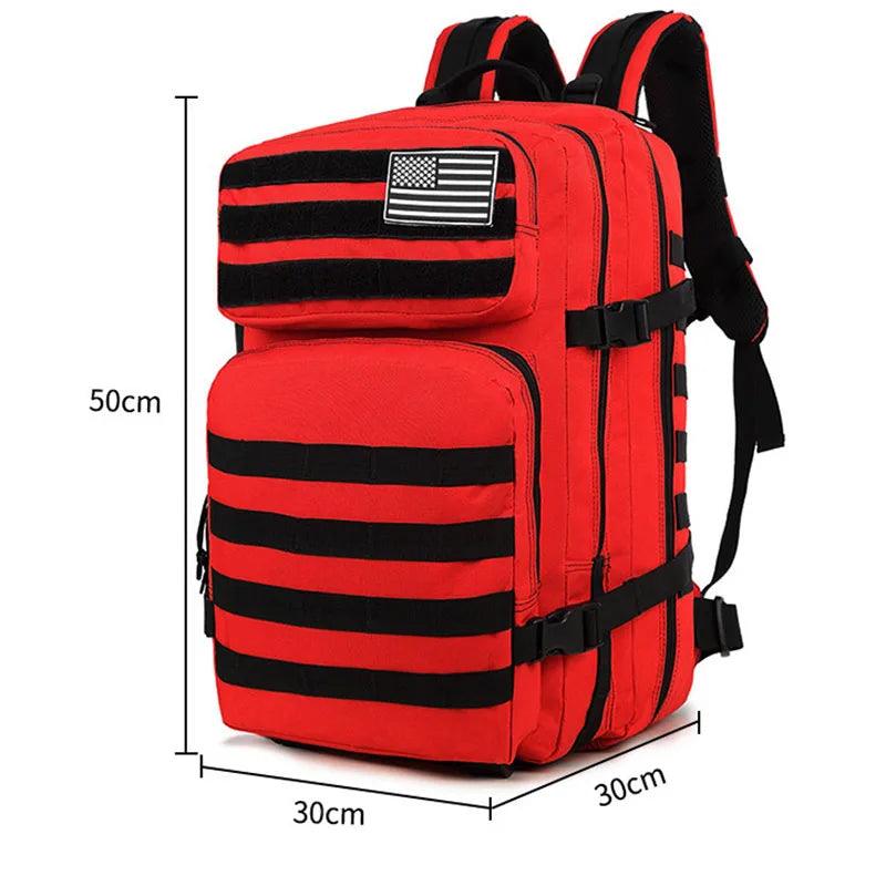 Outdoor Tactical Backpack - Ultimate Sports, Travel, Hiking, and Mountaineering Gear (45L) - JVMCL