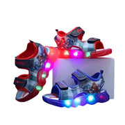 Marvel Spider-Man and Princess Toddler LED Light-Up Sandals Shoes - JVMCL