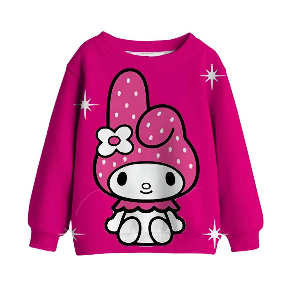 Cute Cozy Winter Adorable Long-Sleeve Pullover Sweatshirt for Girls - JVMCL