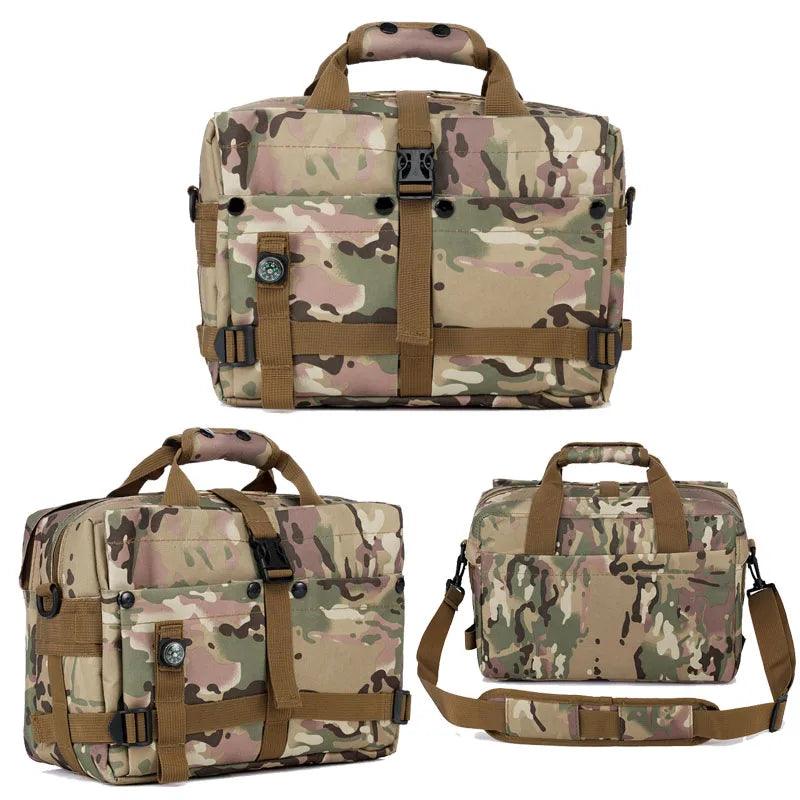 Outdoor Photography Travel Military Tactical Shoulder Bag & Handbag with Compass - JVMCL