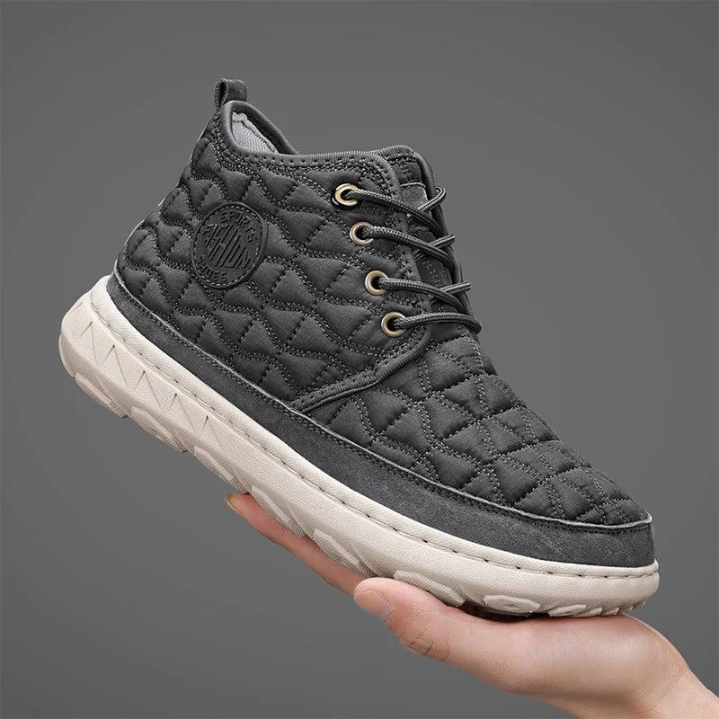 Comfortable Stylish Winter Warm Men’s Boots – Waterproof Non-Slip Plush Sneakers - JVMCL