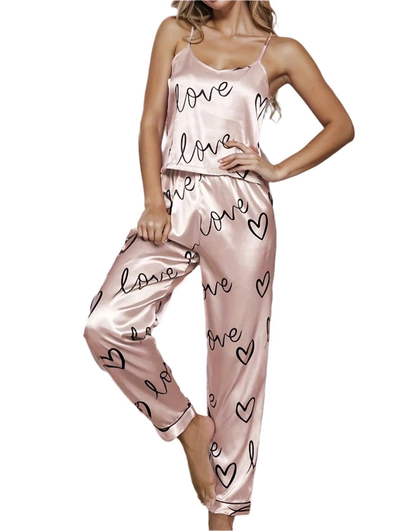 Luxury Women's Satin Pajama Set – Sexy & Elegant Sleepwear for Ultimate Comfort - JVMCL