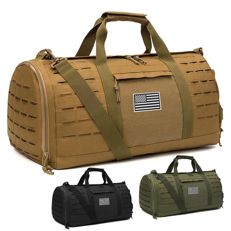 40L Tactical Sport Gym Duffel Bag – Multi-Purpose Travel & Fitness Bag for Mens - JVMCL