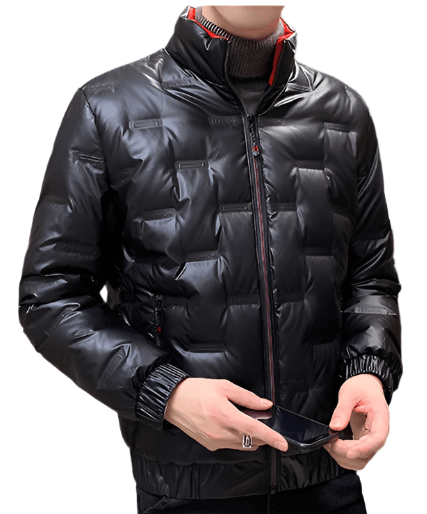 Men’s Glossy Duck Down Puffer Jacket – Warm, Waterproof & Stylish - JVMCL