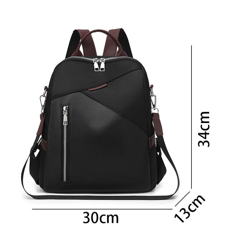 Anti-Theft Vintage PU Leather Backpack –Stylish & Spacious Travel and School Bag - JVMCL