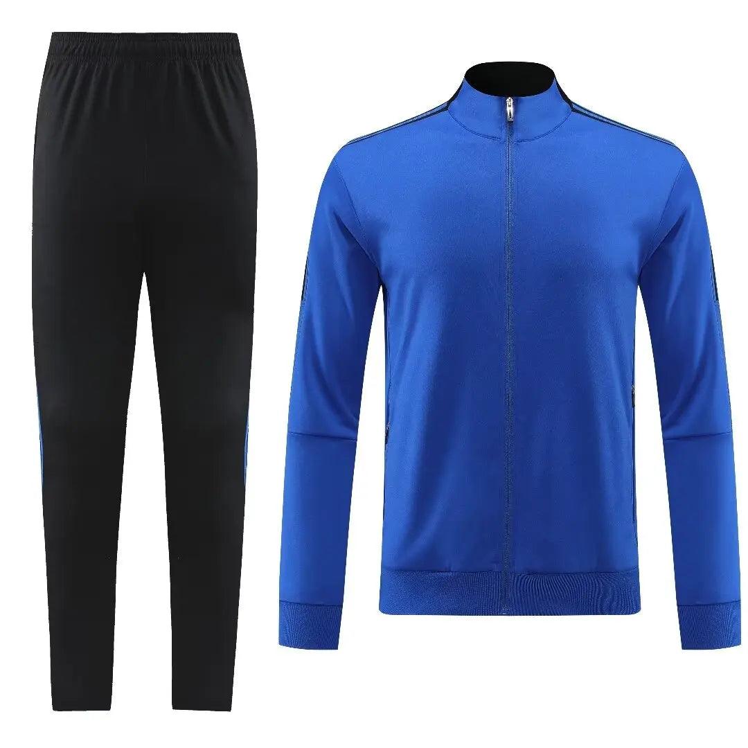 Men Sports Soccer Training wear football Tracksuit Jacket Outfit Set - JVMCL