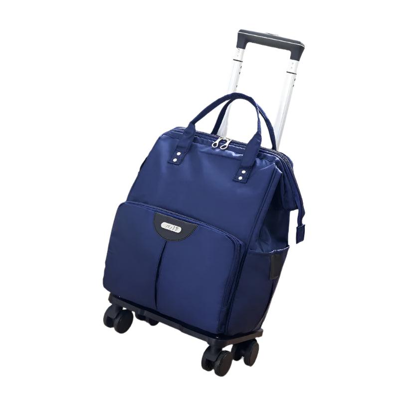 Wheeled Travel Backpack with Wheels – Large-Capacity Trolley Bag for Women - JVMCL