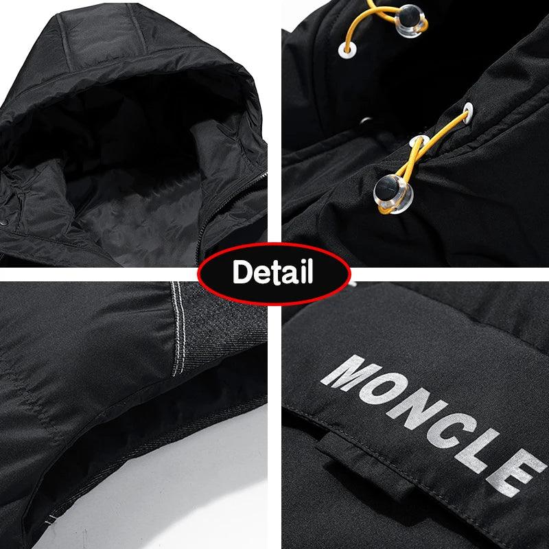 Men's Stylish Warmth Sleeveless Hooded Vest Jacket for Autumn and Winter - JVMCL