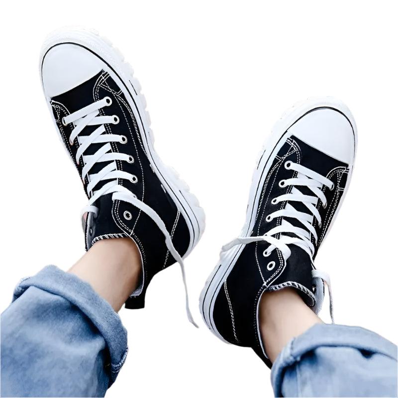 Fashion Breathable & Lightweight High-Top Canvas Casual Comfort Sneaker Shoes - JVMCL