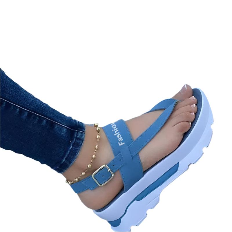 Women's Summer Wedge Sandals – Stylish & Comfortable Platform Heels for Casual Elegance - JVMCL