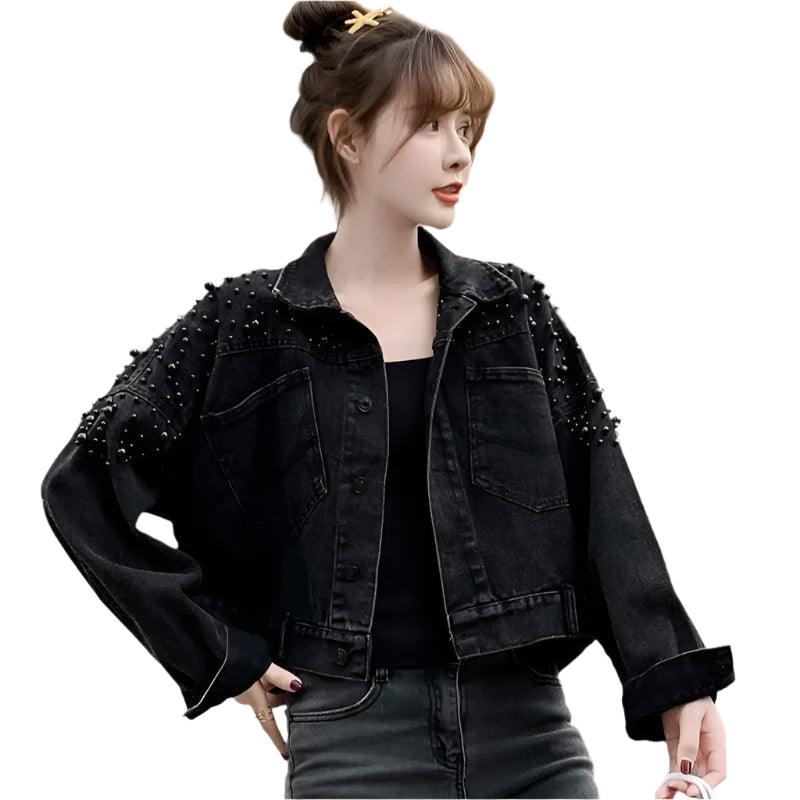 Denim Coat Women's Spring and Autumn Korean Version Loose Student Short Jacket - JVMCL