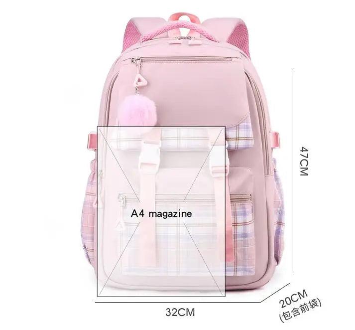 Cute Hello Kitty Backpack for Teenager Children Rucksack Women Casual School Bag - JVMCL