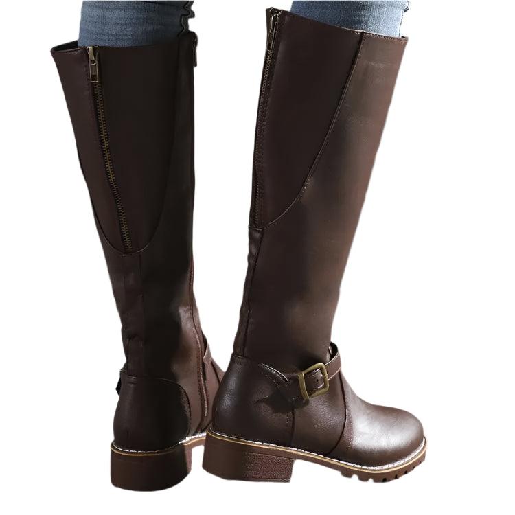 Women’s Fashion Comfortable Waterproof Long Boots – Plus Size Thigh High Boots - JVMCL