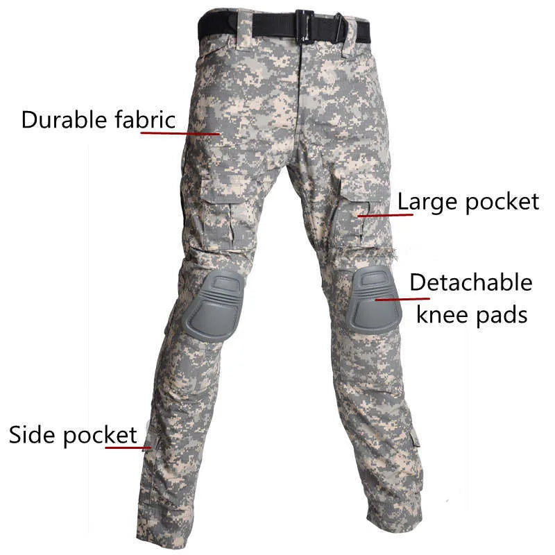 Tactical Outdoor Airsoft   Uniform Shirt & Pants Suit Set