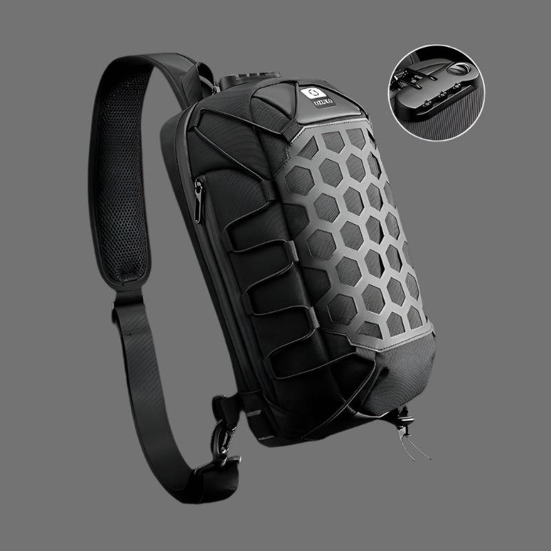 Secure & Stylish Travel Anti-Theft Waterproof Crossbody Bag with USB Charging - JVMCL