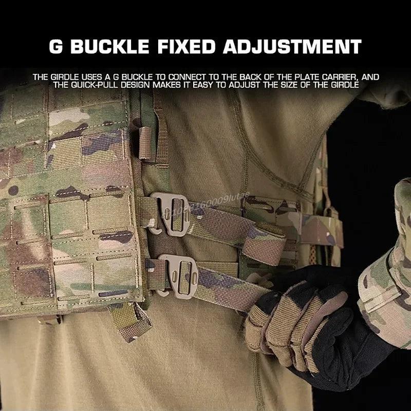 Lightweight Tactical Airsoft & Hunting & Quick Release MOLLE Vest Plate Carrier - JVMCL