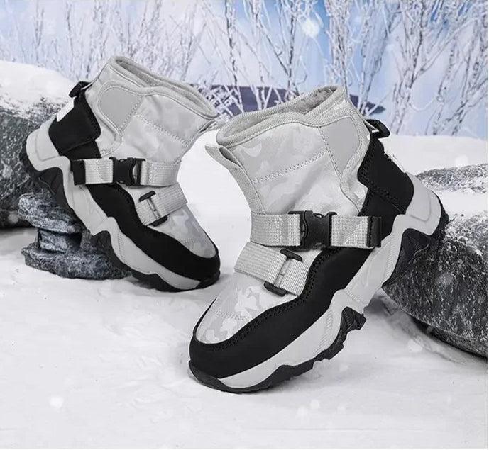 High-Quality Winter Adventure Anti-Slip Outdoor Plush Warm Snow Kids Boots - JVMCL