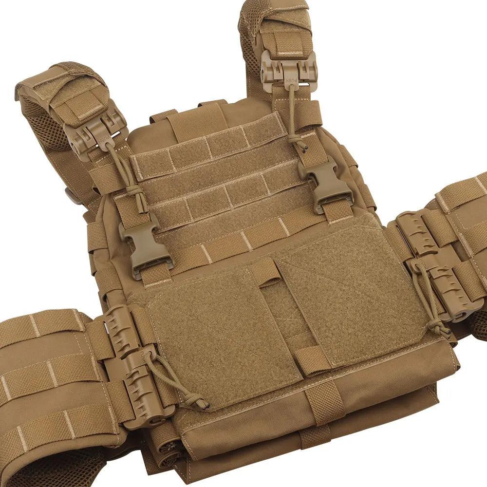 Quick Release MOLLE Plate Carrier for Airsoft, Hunting & Tactical Vest - JVMCL