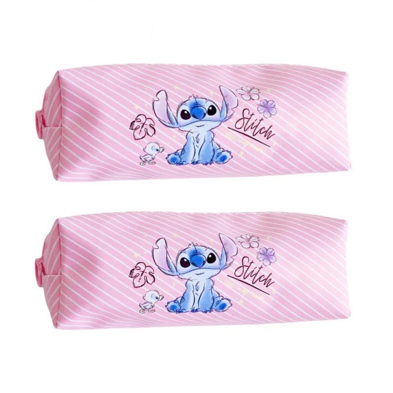 New Disney Stitch Anime Pencil Case - Cartoon Students Storage Bag - JVMCL