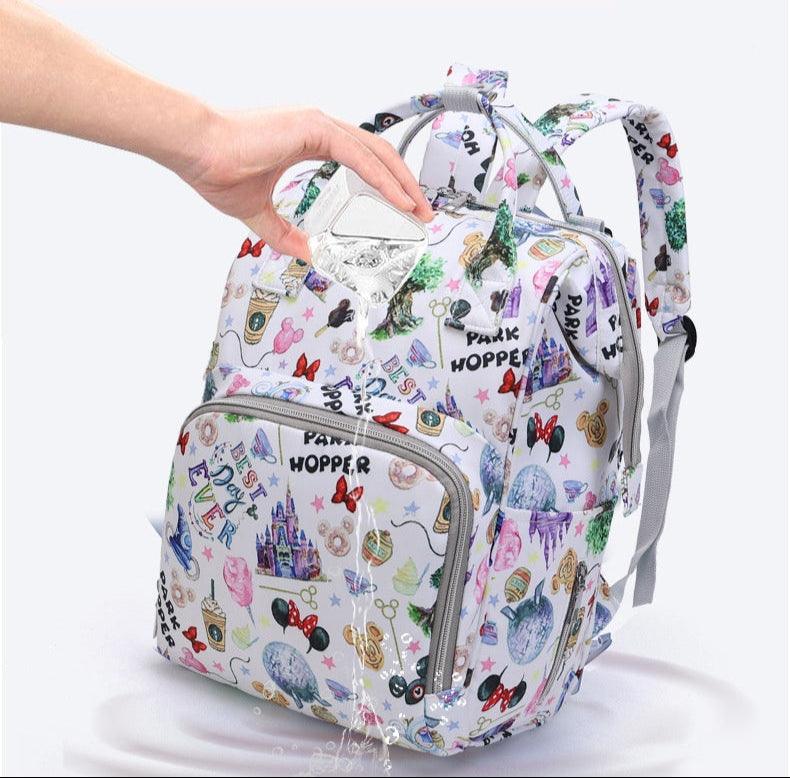 Expandable Personalized Mother and Baby Bag - Multifunctional Backpack by Disney - JVMCL