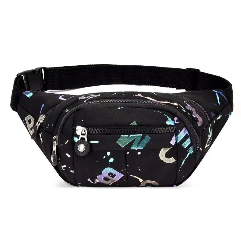 Multifunctional Waterproof Oxford Casual  Waist Bag