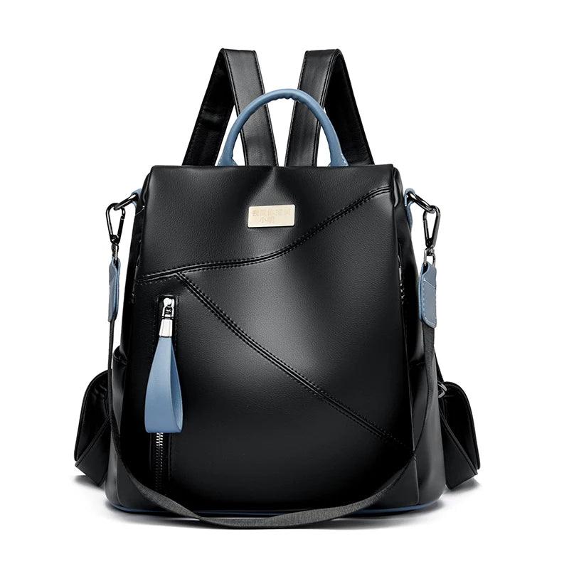 Chic Soft Leather Backpack – Stylish & Functional Travel Companion - JVMCL