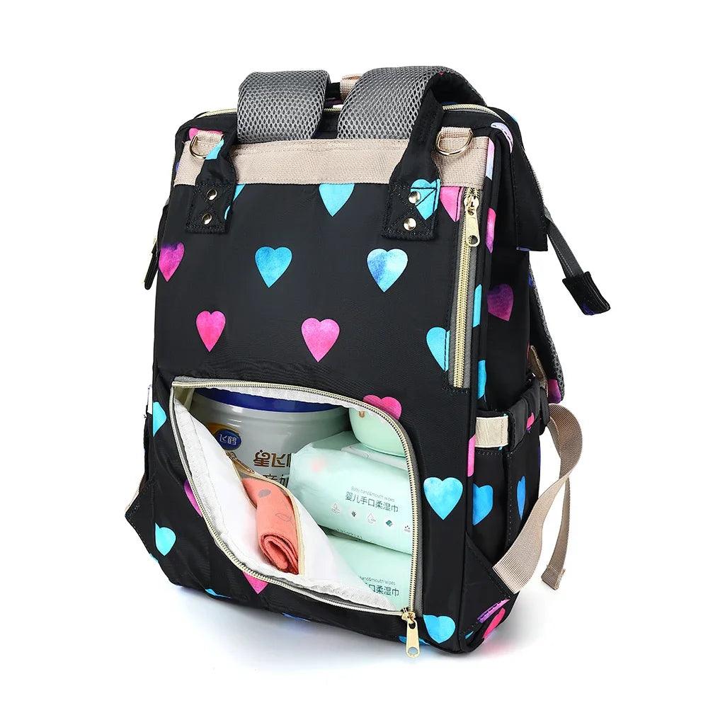 Waterproof Travel Backpack Nappy Changing Bag - Maternity Nursing Diaper Bag - JVMCL