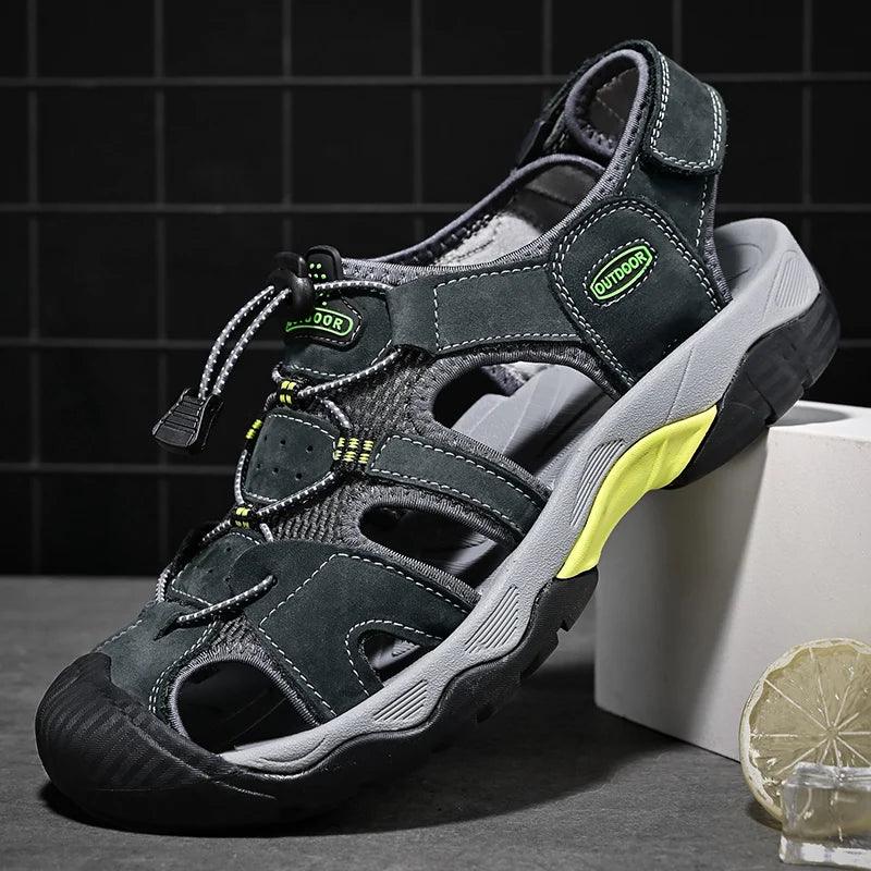 All-Match Men’s Casual Anti-Collision Non-Slip Beach Sandals for Comfort and Style - JVMCL